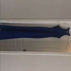 Royal blue dress